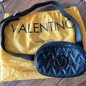 NEW authentic Valentino leather belt bag